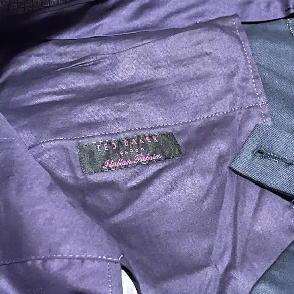 TED BAKER LONDON Men's Luxury Jones CT Dress Pants in Blue 40 x 30 NWOT